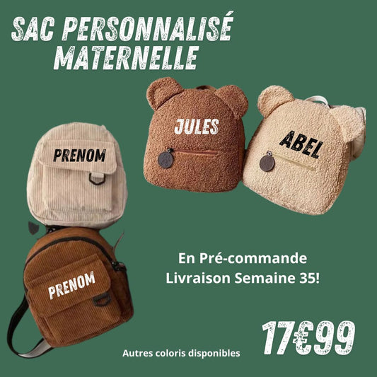 Sac maternelle, rentré scolaire