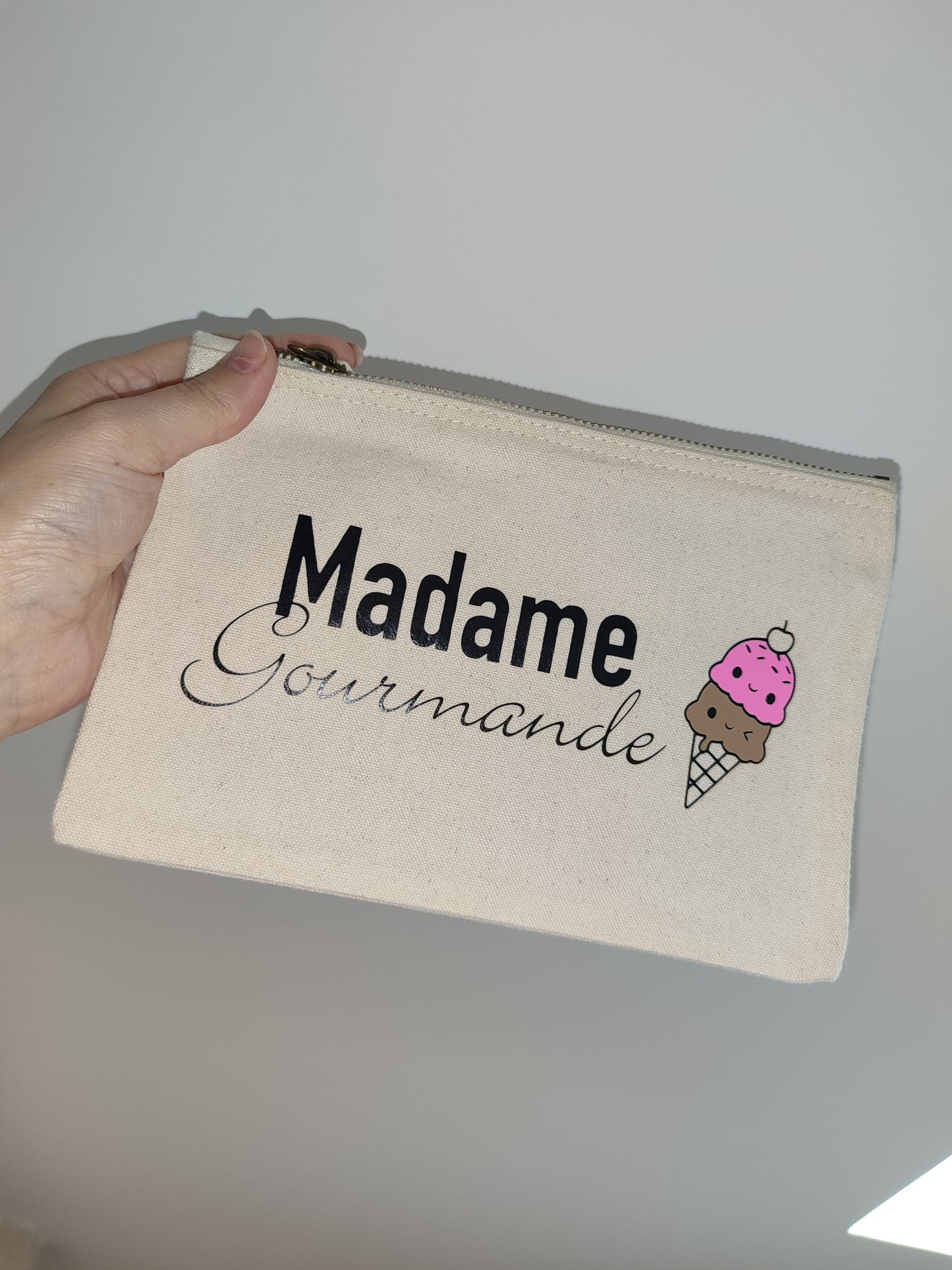 Pochette coton "madame gourmande"