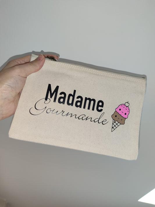 Pochette coton "madame gourmande"