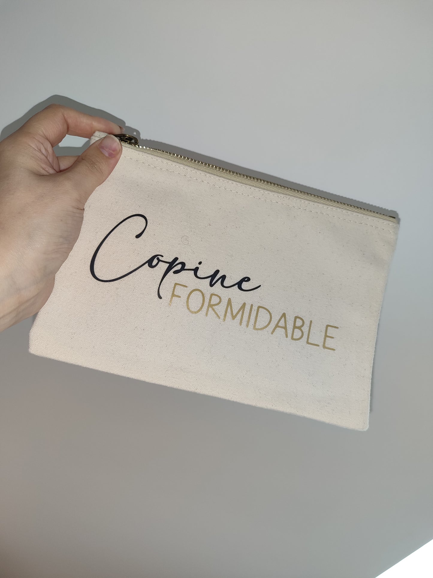 Pochette coton "copine formidable"