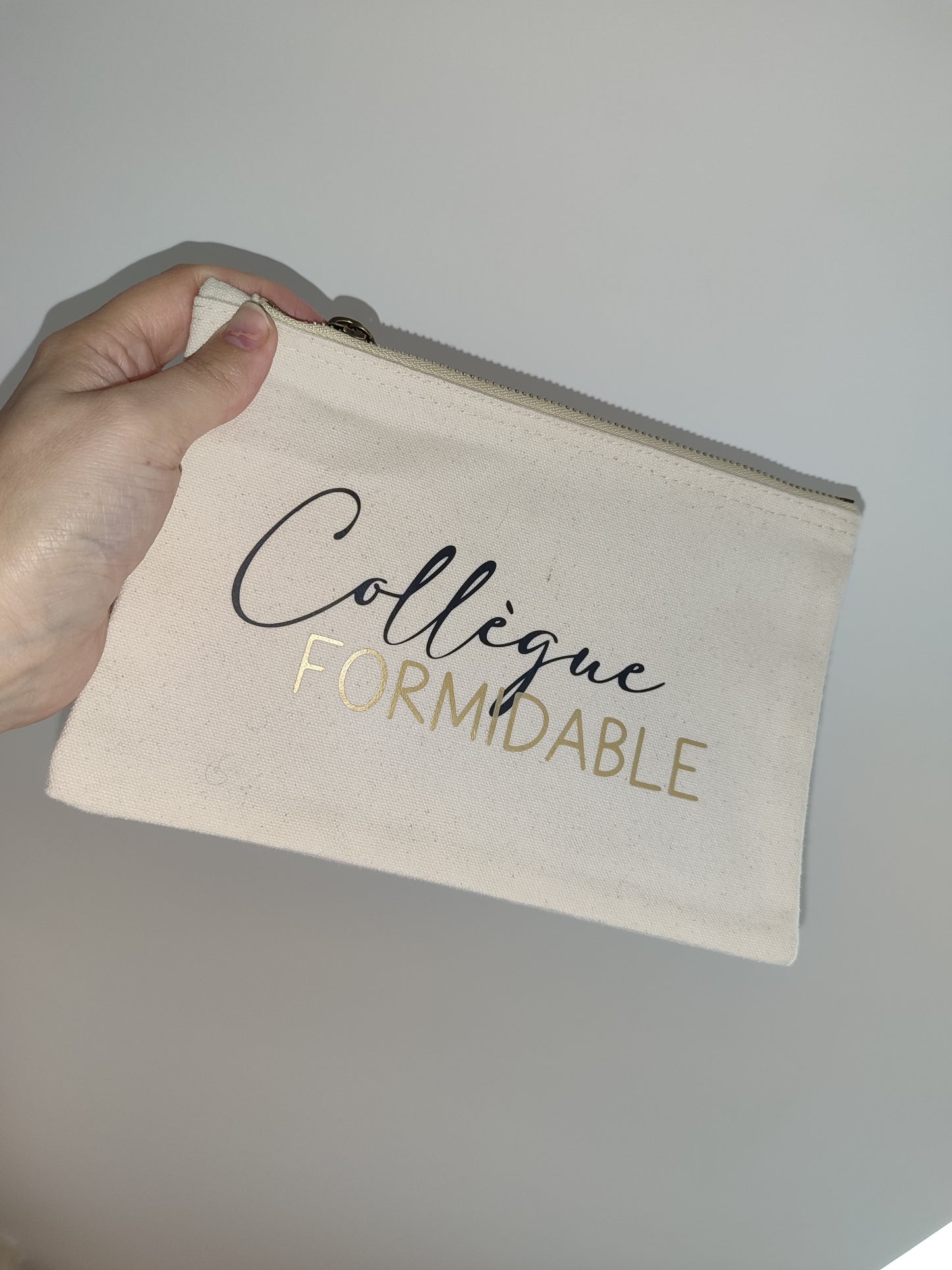 Pochette coton "collègue formidable"