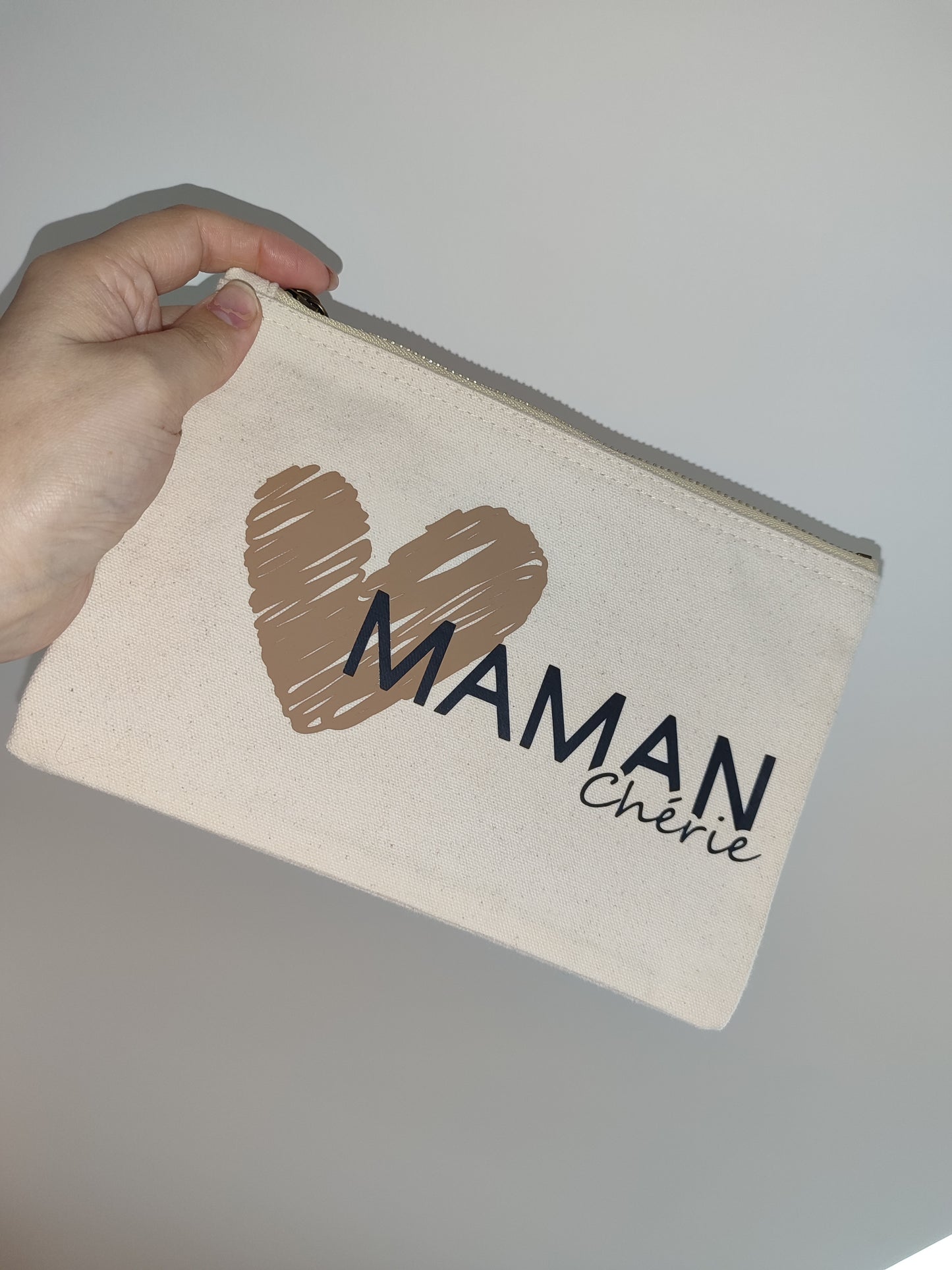 Pochette coton "Maman chérie"