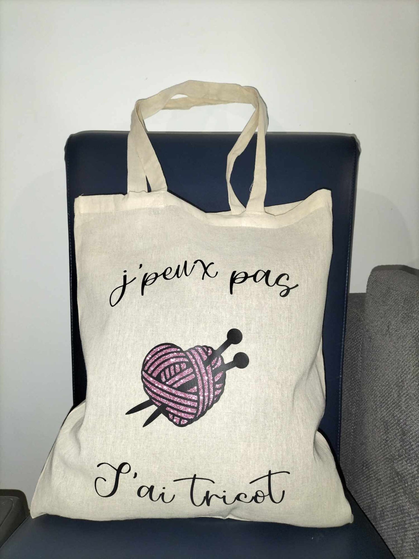 Tote bag " j'peux pas.."