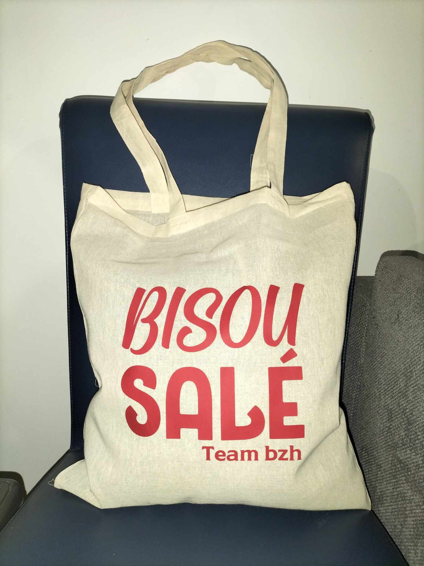 Tote bag Bisous salé