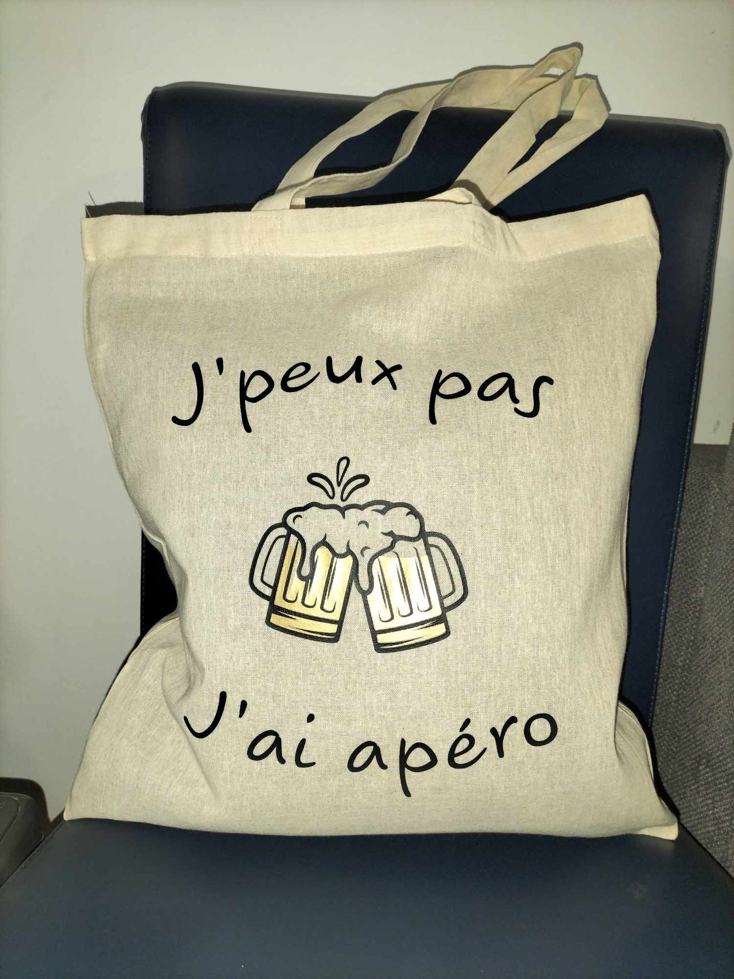 Tote bag " j'peux pas.."