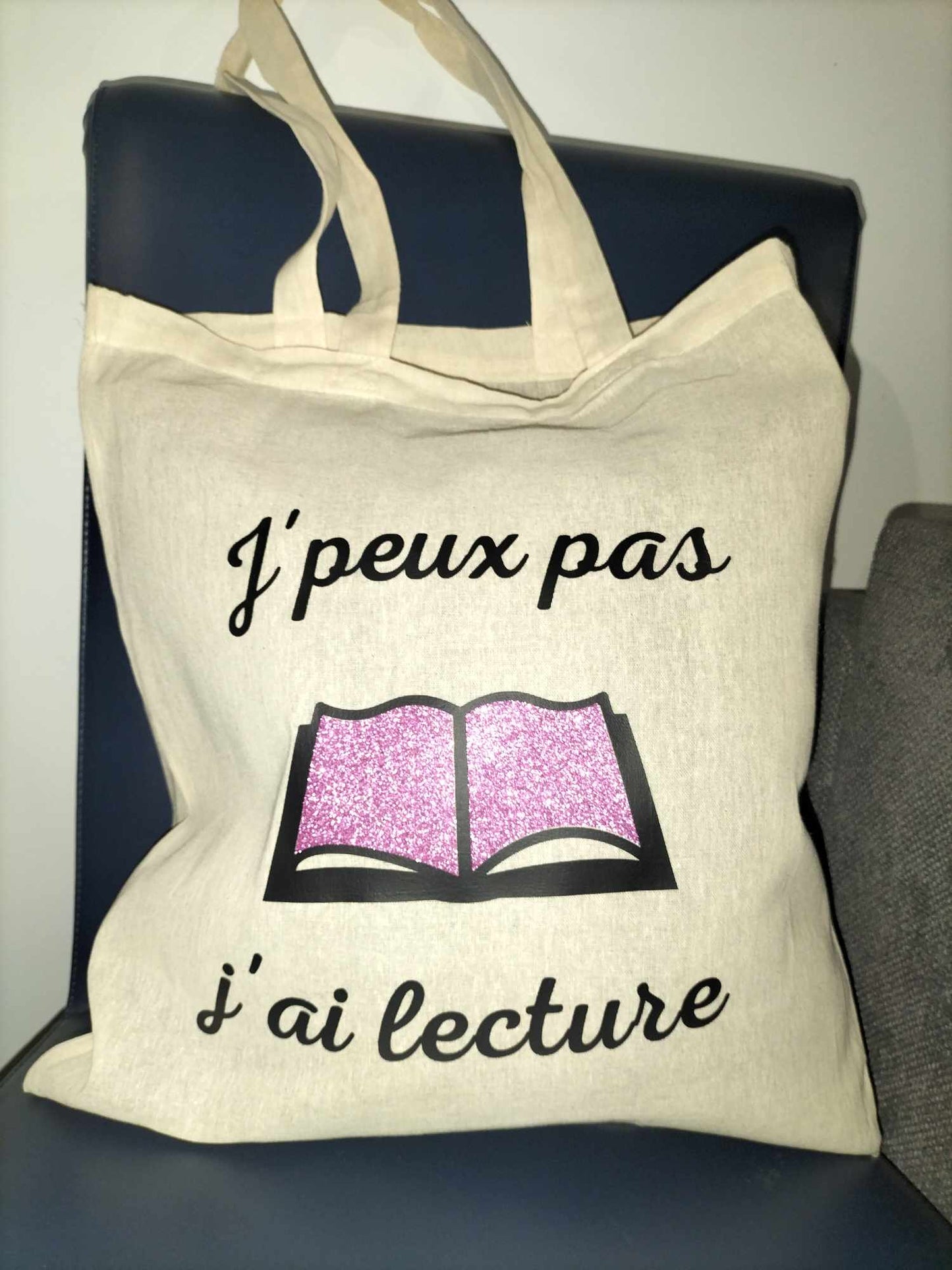 Tote bag " j'peux pas.."