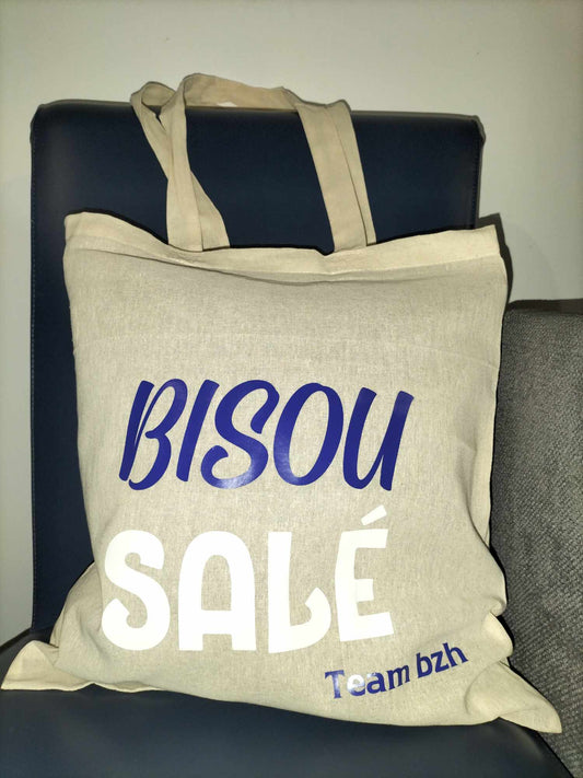 Tote bag Bisous salé